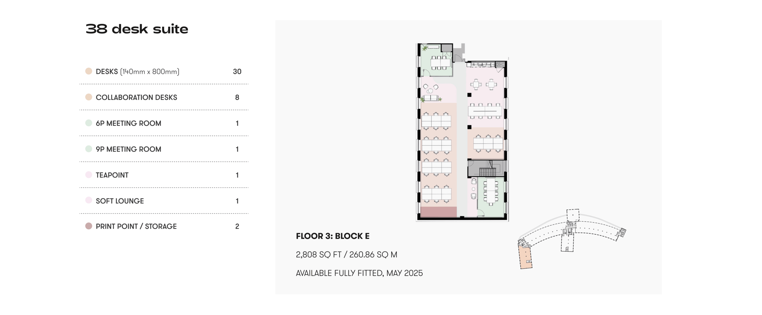 38 desk suite